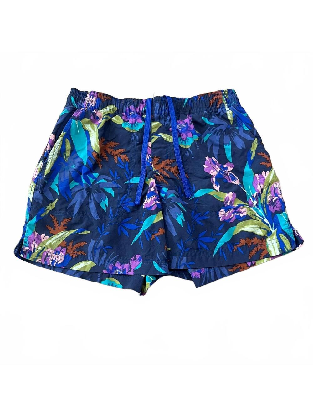 Columbia Womens Sandy River Multicolor Floral Nylon Shorts Size Small